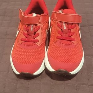 Toddler boy Red Nike.
